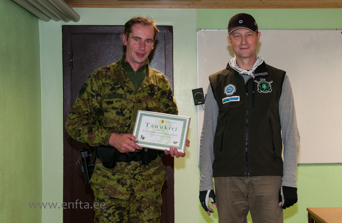 Thank You Pärnumaa Kaitseliidu Malev for hosting our competition